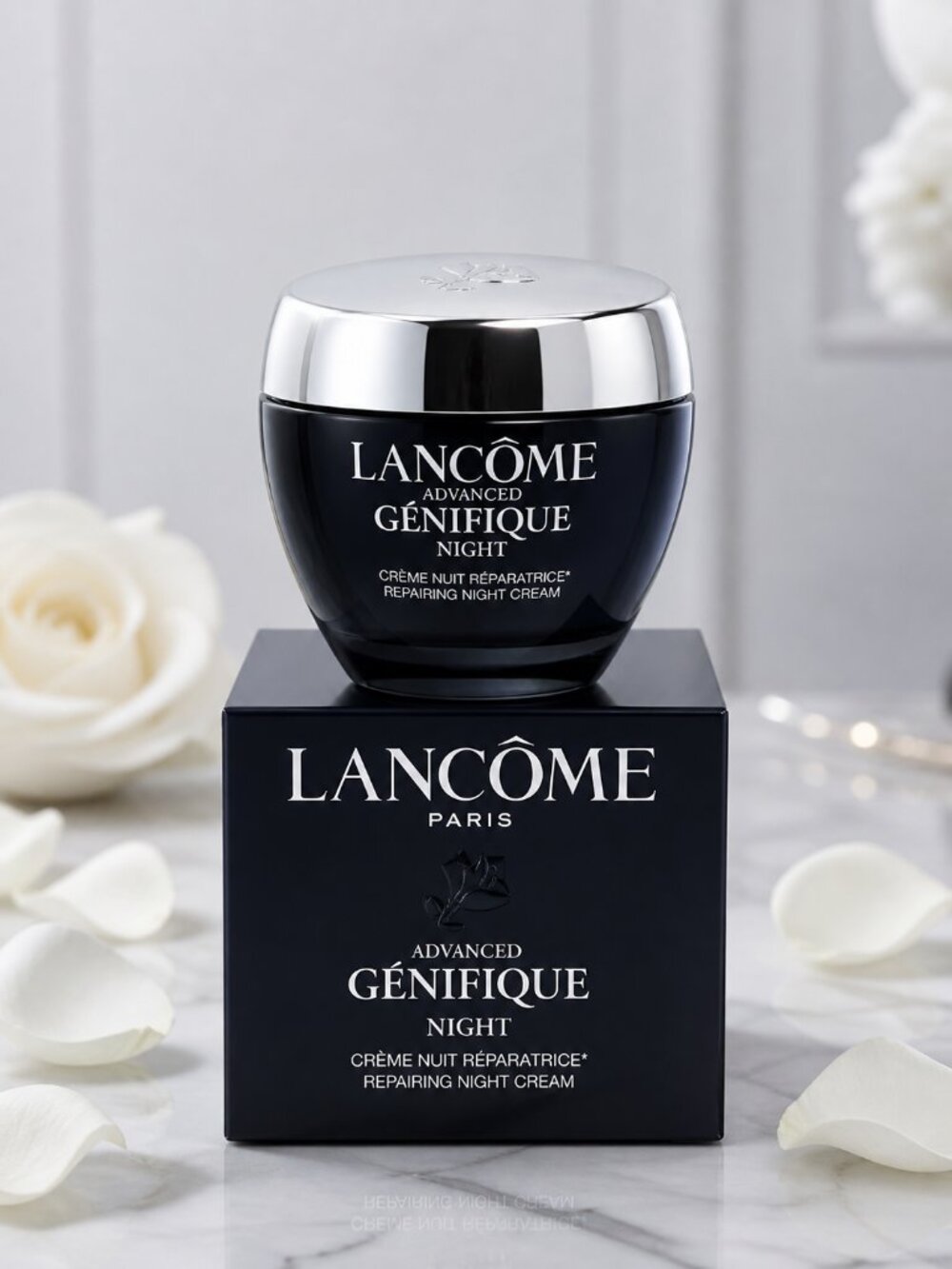 Lancôme Advanced Génifique Repairing Night Cream – 1.7 oz / 50 mL (NEW)
